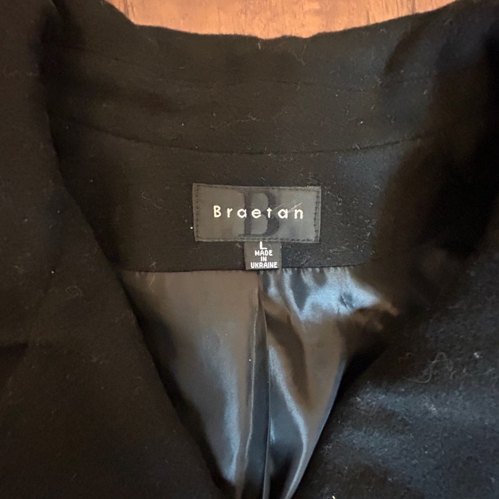 Braetan Classic Black Peacoat - Picture 4 of 6